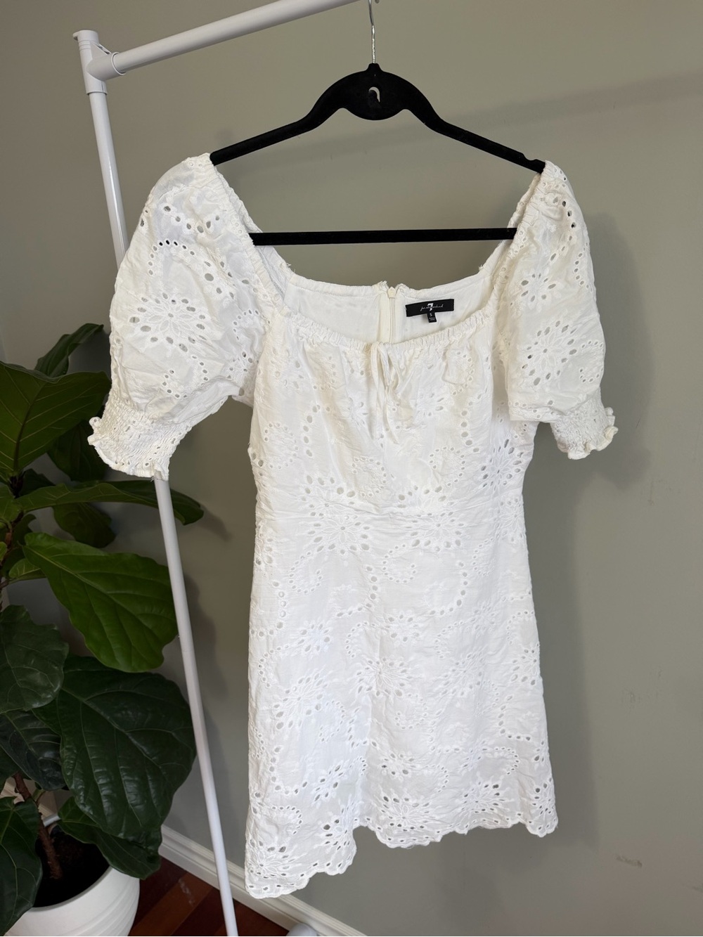 7 for All Mankind White Mini Sundress Size Small